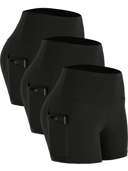 Women's Athletic Shorts - Stretch With Pockets – 10-Variant Selection detail view