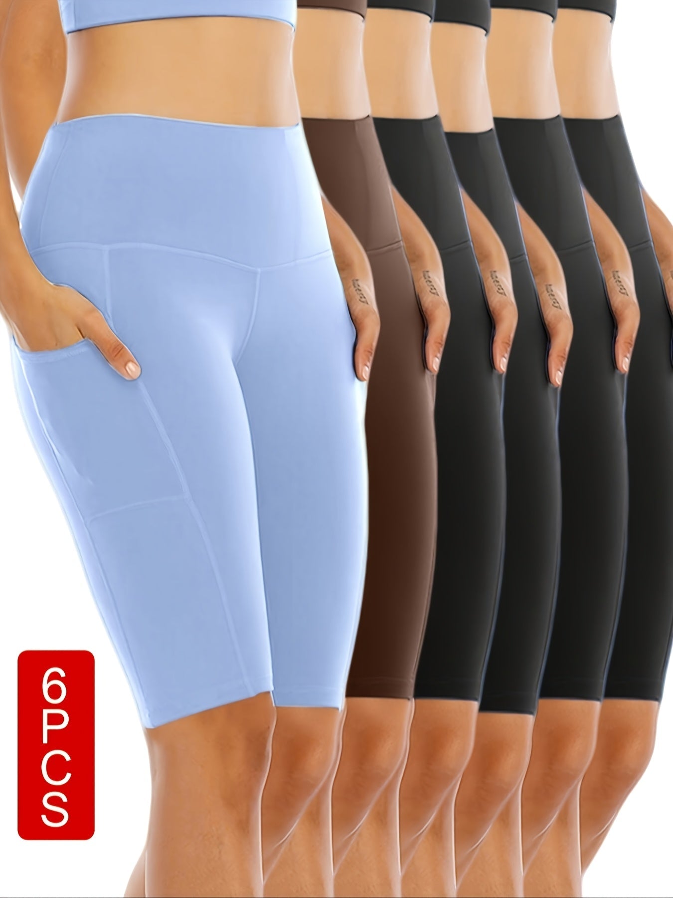 Women's Athletic Shorts - Stretch With Pockets Active Style – main product image
