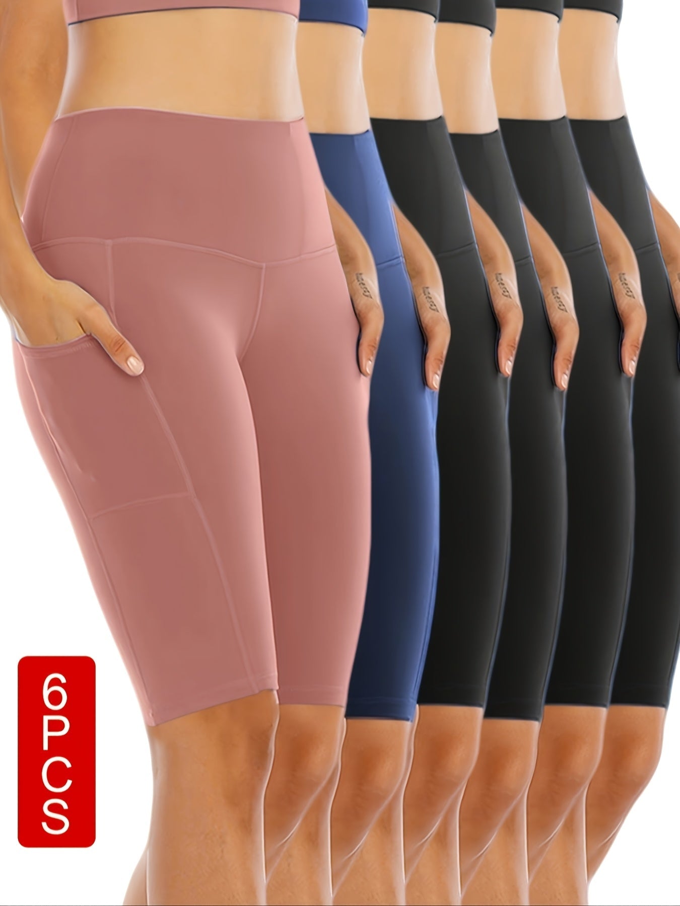 Women's Athletic Shorts - Stretch With Pockets Active Style – view 10
