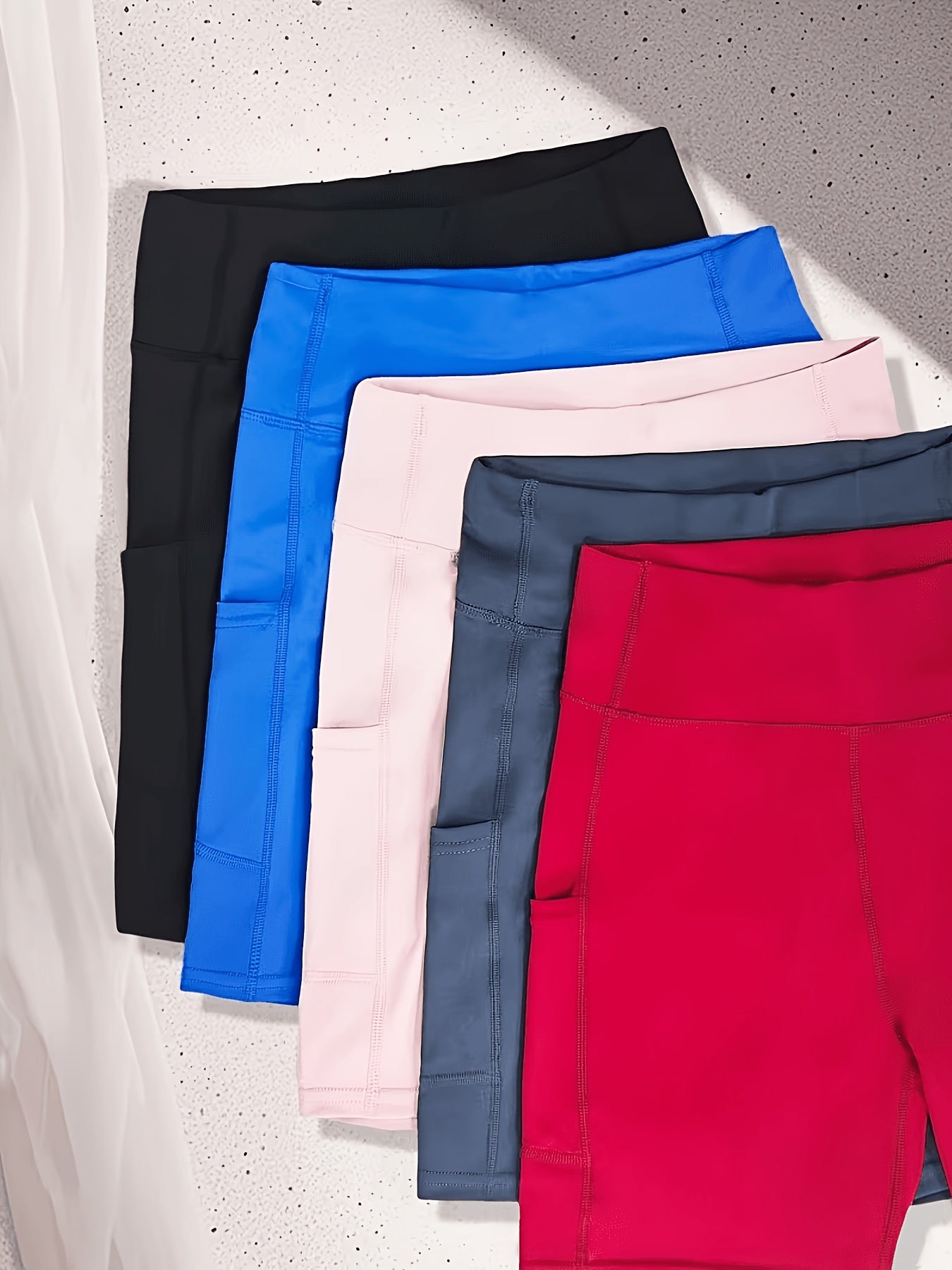 Women's Athletic Shorts - Stretch With Pockets – Sizes M–XXL – view 2