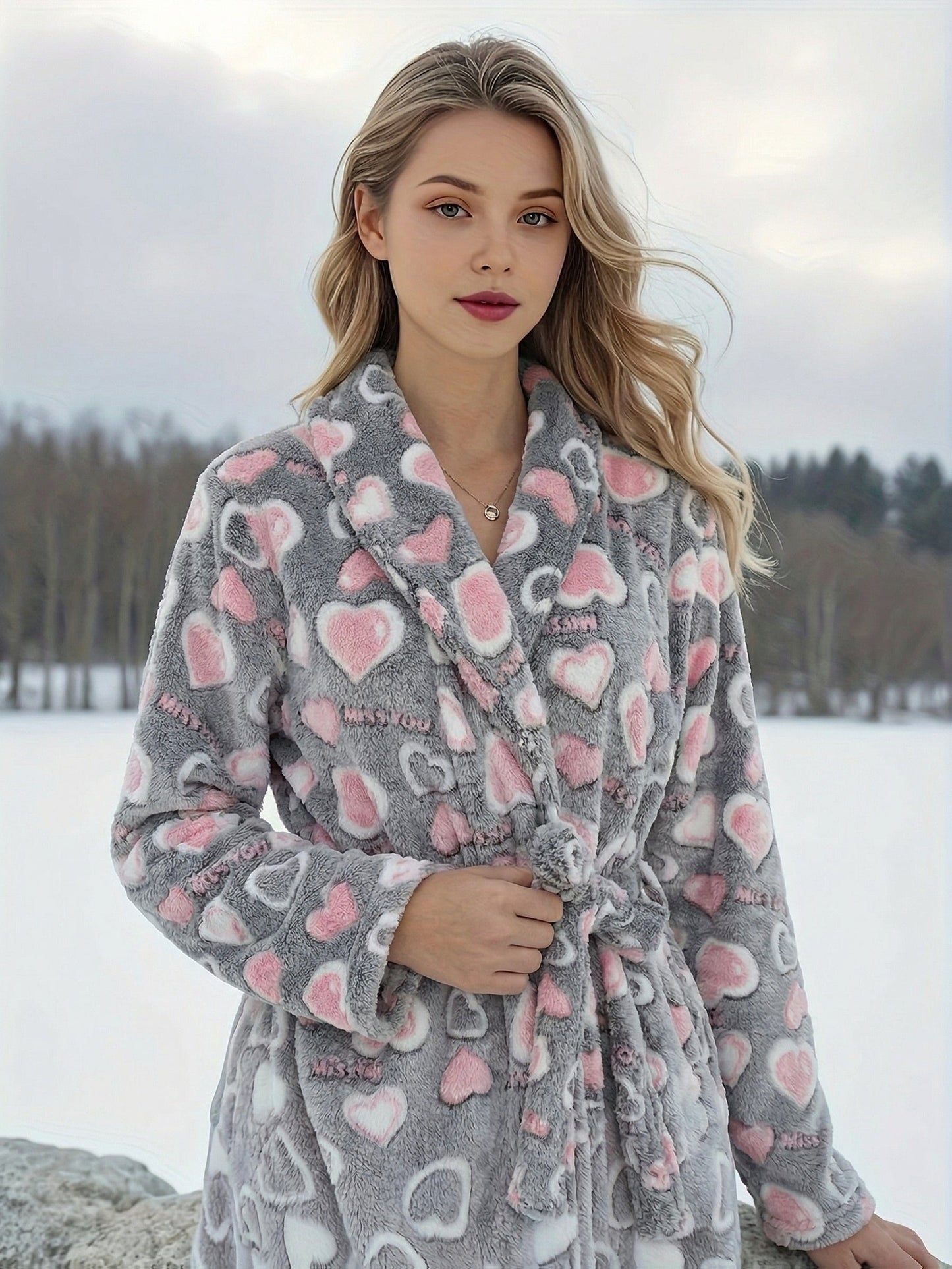 Women's Belted Robe - Belted Comfort – view 3