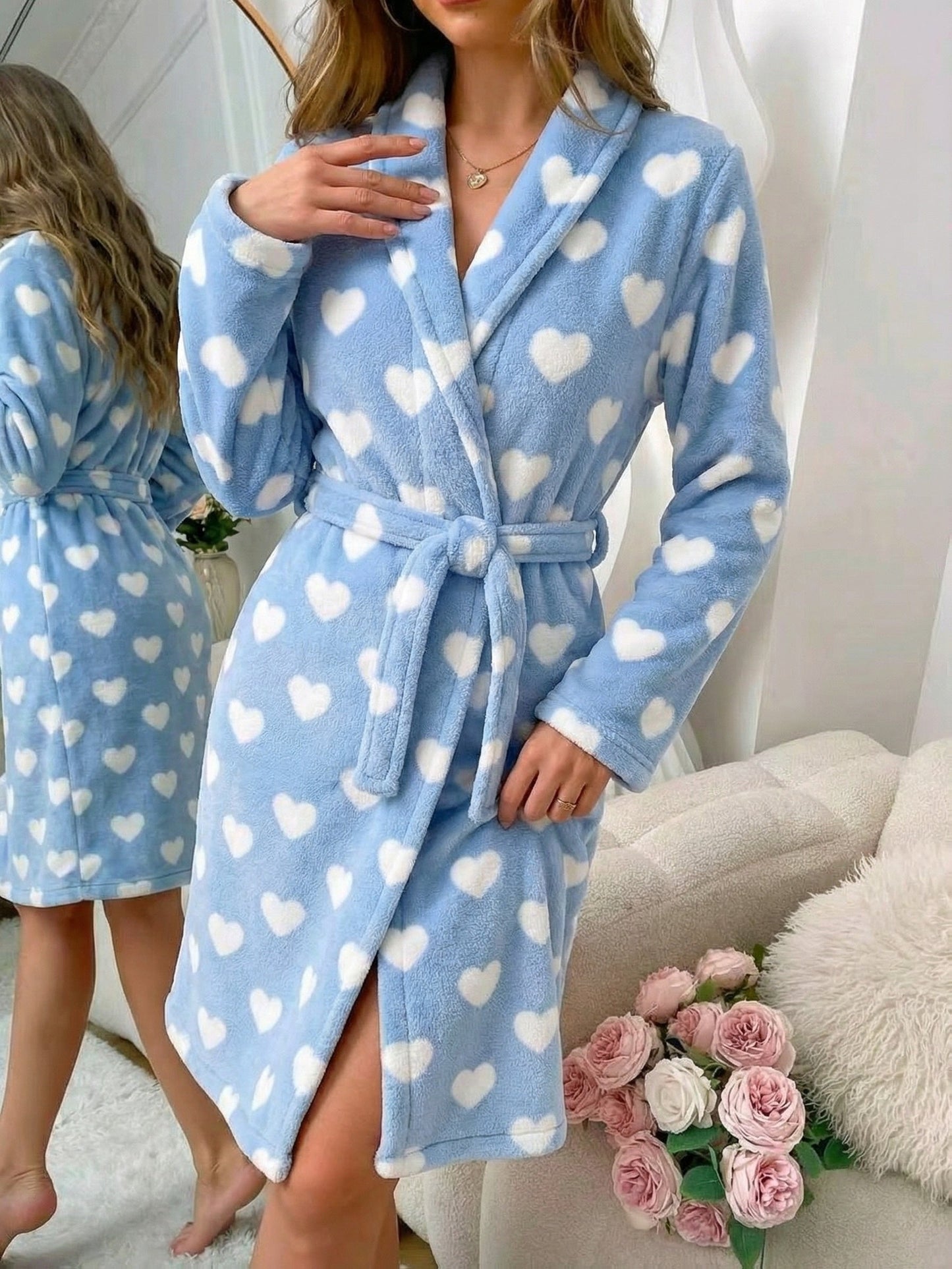 Women's Belted Robe - Belted Comfort – view 4