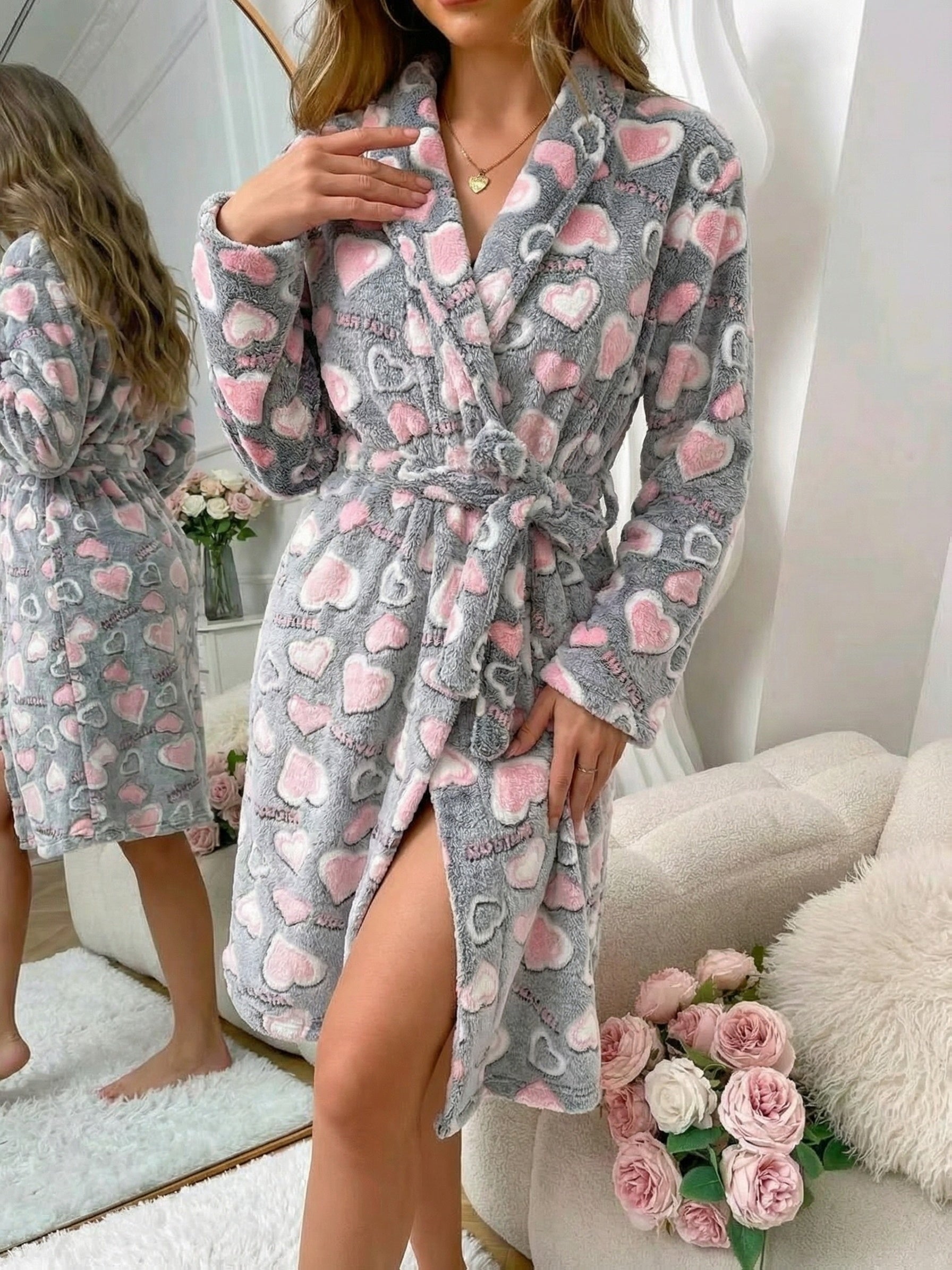 Women's Belted Robe - Belted Comfort – view 10