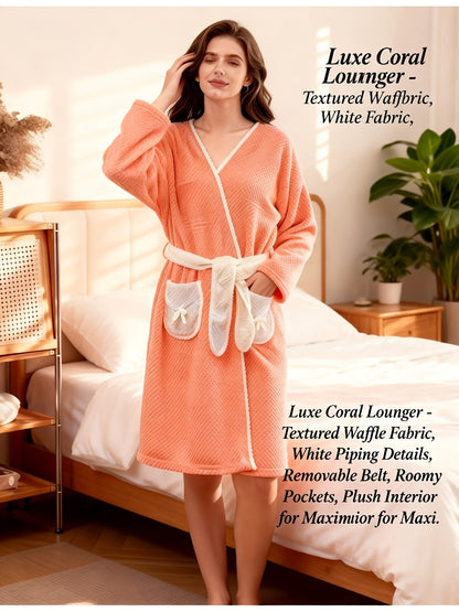 Women's Belted Robe - Belted Comfort, Blue – view 18