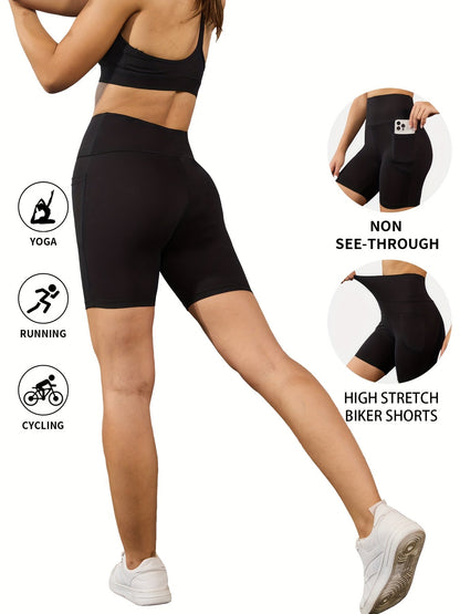 Women's Biker Shorts - 5-Pack Pockets detail view