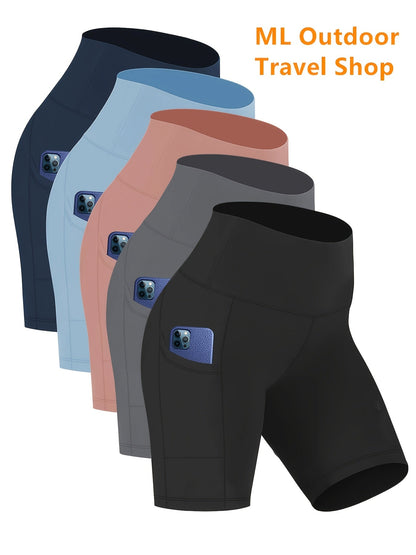 Women's Biker Shorts - Black Clean Finish detail view