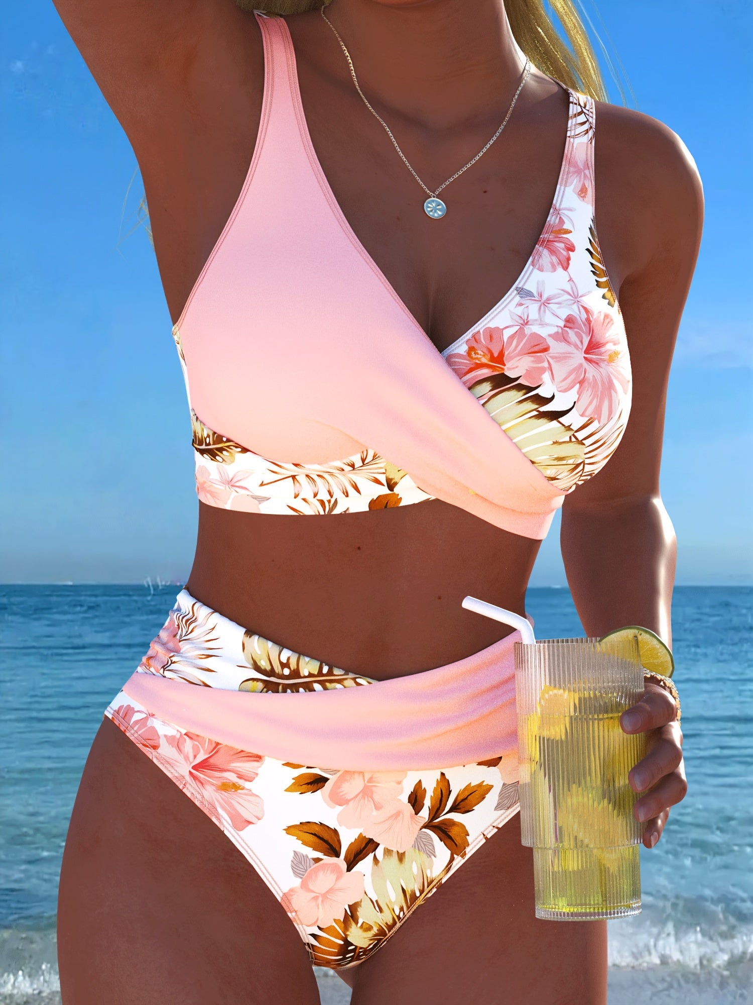Women's Bikini Set - Solid Color – 3-Variant Selection detail view