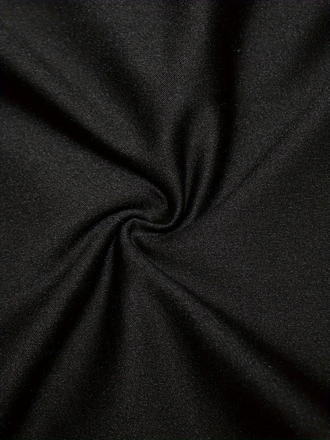 Women's Black Geometric Casual Dress - Pocket detail view