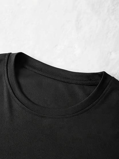 Women's Black Geometric Casual Dress - Pocket detail view