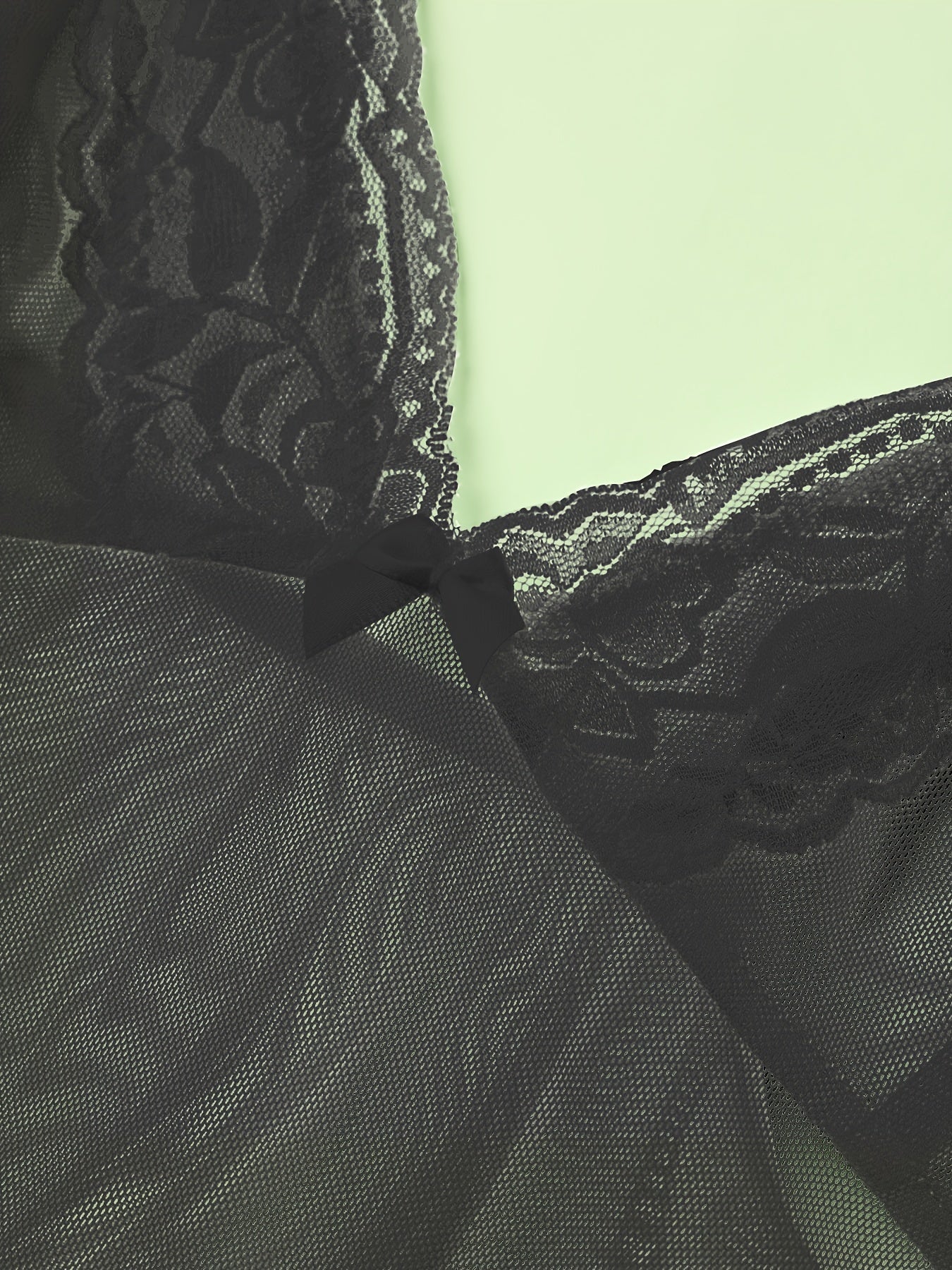Women's Black Lace Cocktail Dress - Party Ready detail view