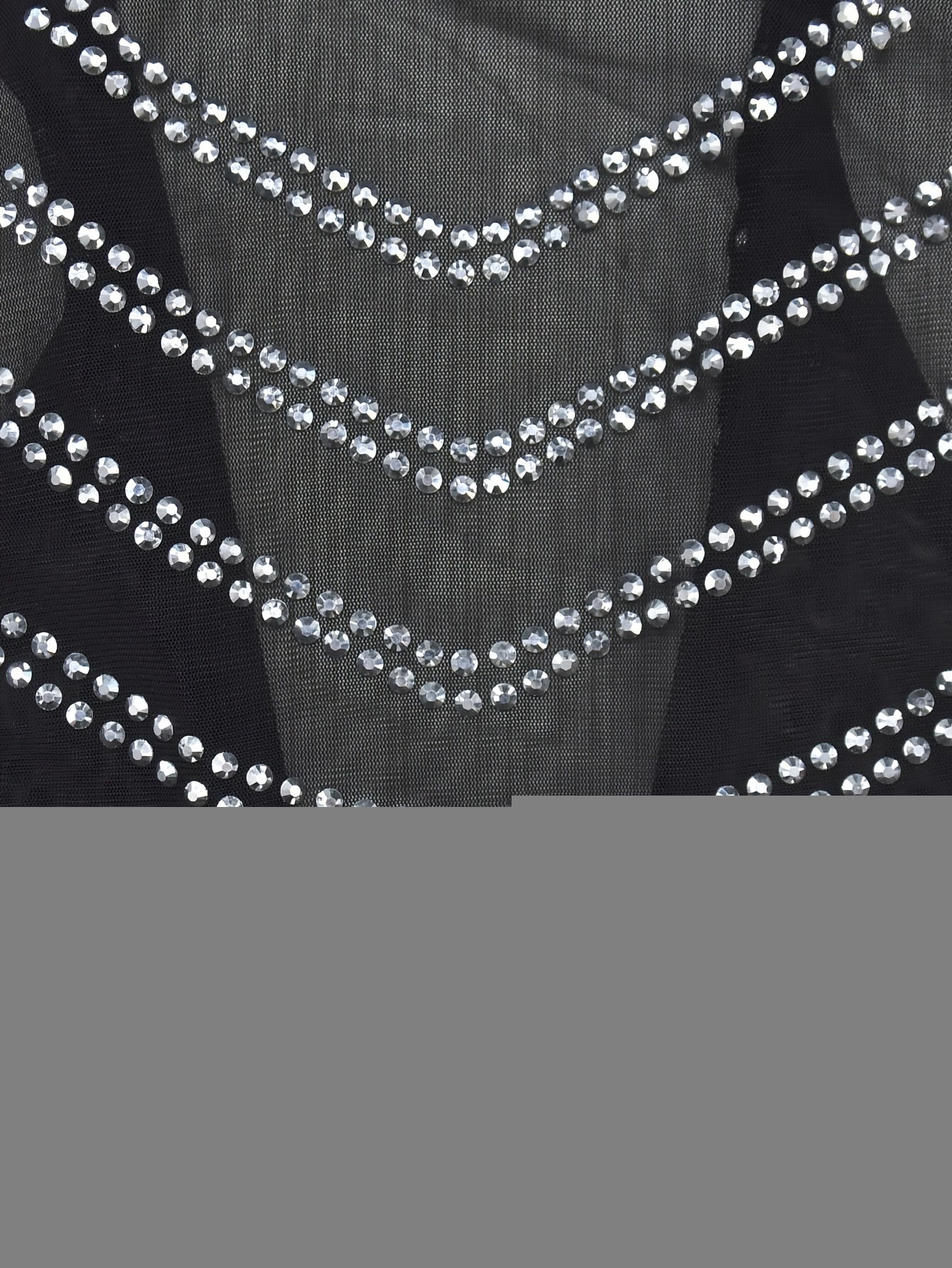 Women's Black Maxi Casual Dress - Sleeveless detail view