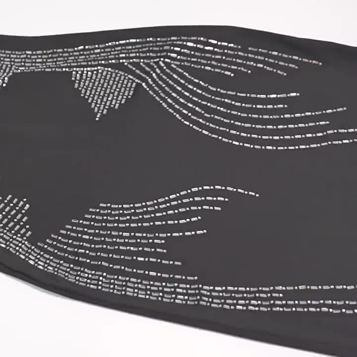 Women's Black Solid Bodycon Dress detail view