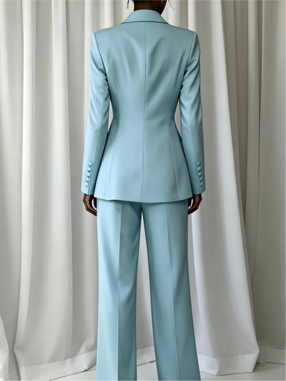 Women's Blazer Pantsuit Set - Business Matching Style 74 detail view