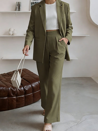 Women's Blazer Pantsuit Set - Business Matching Style 76 – view 2