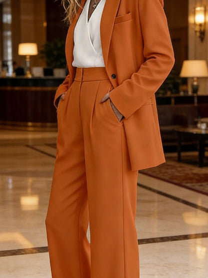 Women's Blazer Pantsuit Set - Business Matching Style 76 detail view