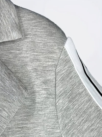 Women's Blazer Pantsuit Set - Knit Business Matching Look detail view
