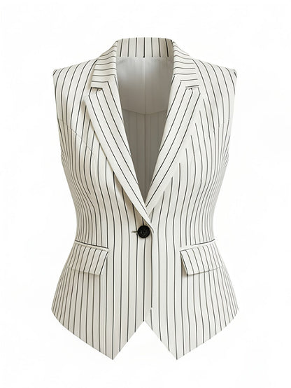 Women's Blazer Pantsuit Set - Printed Business Matching Look detail view
