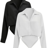 2-Piece Set - White + Black