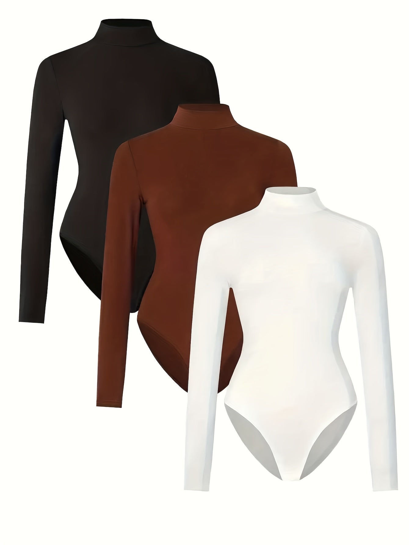 Women's Bodysuit - Long Sleeve Button-Front detail view