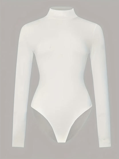 Women's Bodysuit - Long Sleeve Button-Front detail view