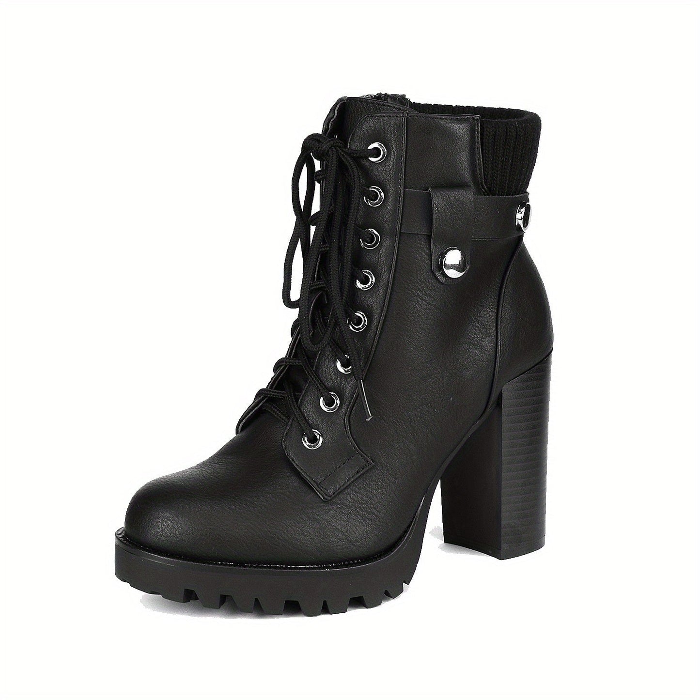 Women's Boots – Breathable Lace-Up for Work & Events – Black option – view 2
