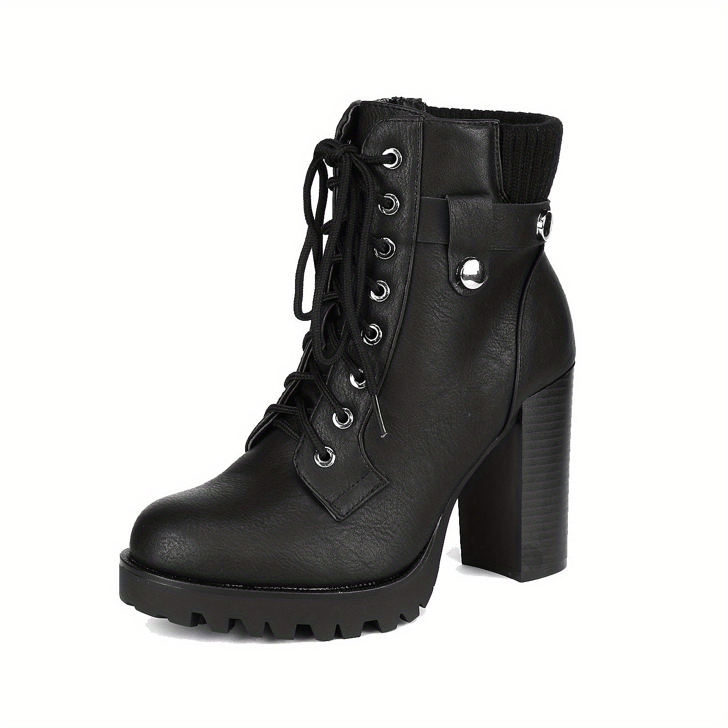 Women's Boots – Breathable Lace-Up for Work & Events – Black option – view 2