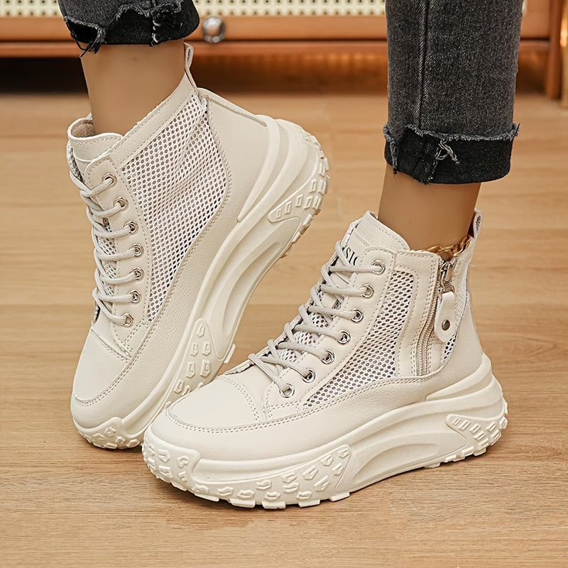 Women's Boots - Breathable Mesh Lace-Up for Outdoor & – view 2