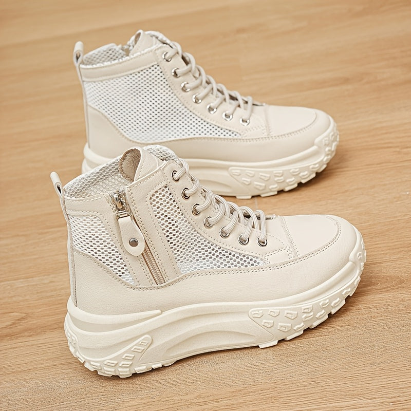Women's Boots - Breathable Mesh Lace-Up for Outdoor & – view 3