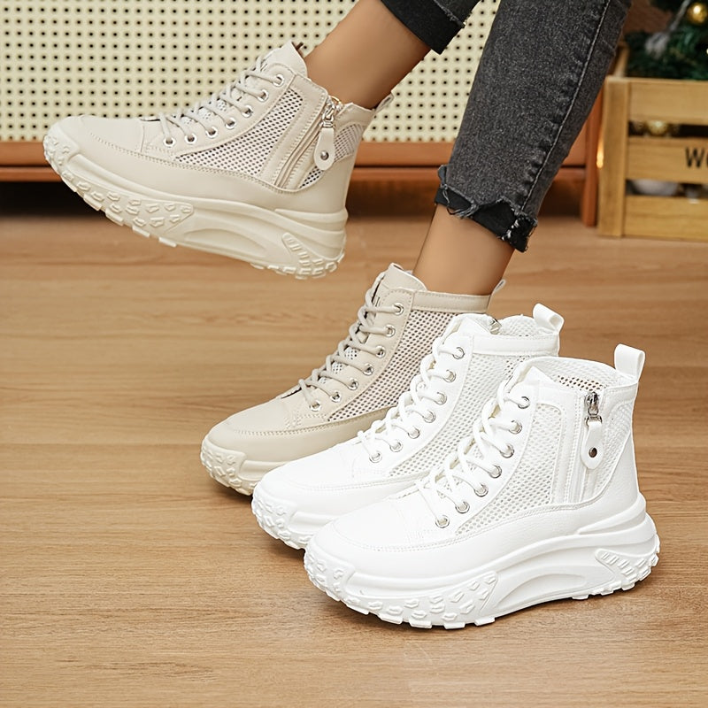 Women's Boots - Breathable Mesh Lace-Up for Outdoor & – view 6
