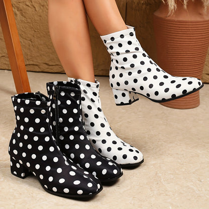 Women's Boots - Comfort Fit – Black / White – view 3