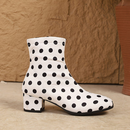 Women's Boots - Comfort Fit – Black / White – view 8