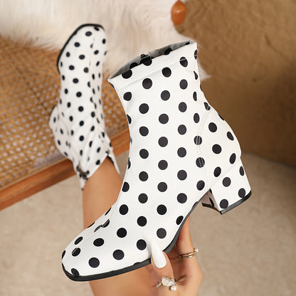 Women's Boots - Comfort Fit – Black / White – Black option – view 2