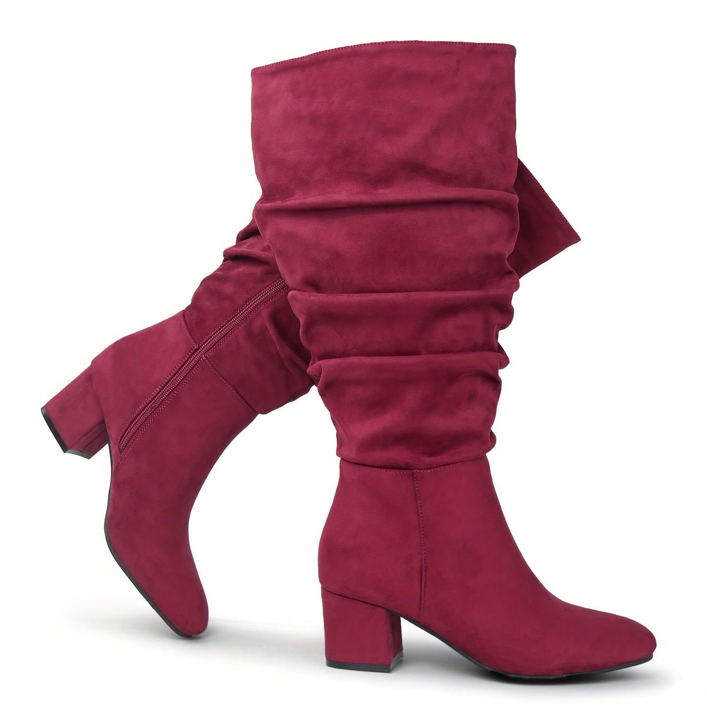 Women's Boots – Comfort Fit for Work & Events – red PU / Red – view 58