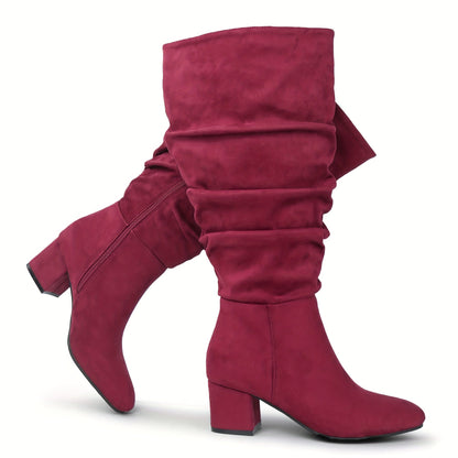 Women's Boots – Comfort Fit for Work & Events – red PU / Red – view 76