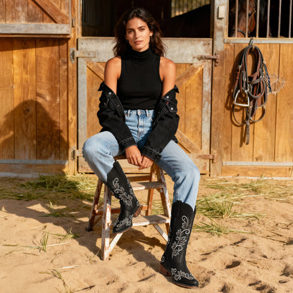 Women's Boots - Denim-Look – view 6