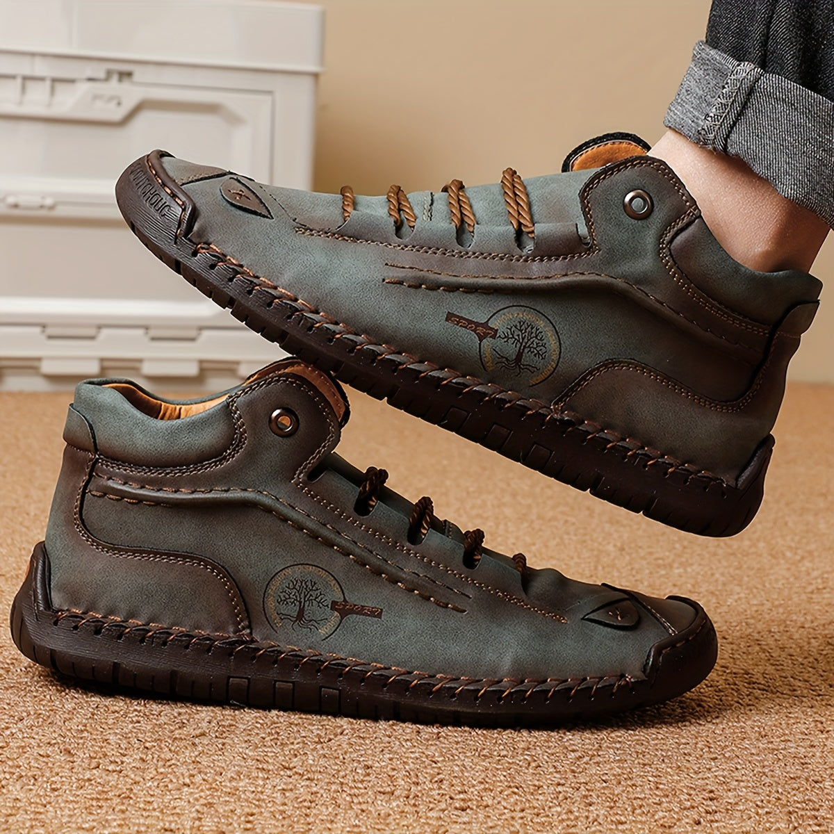 Women's Boots - Lace-Up – Blue – view 2