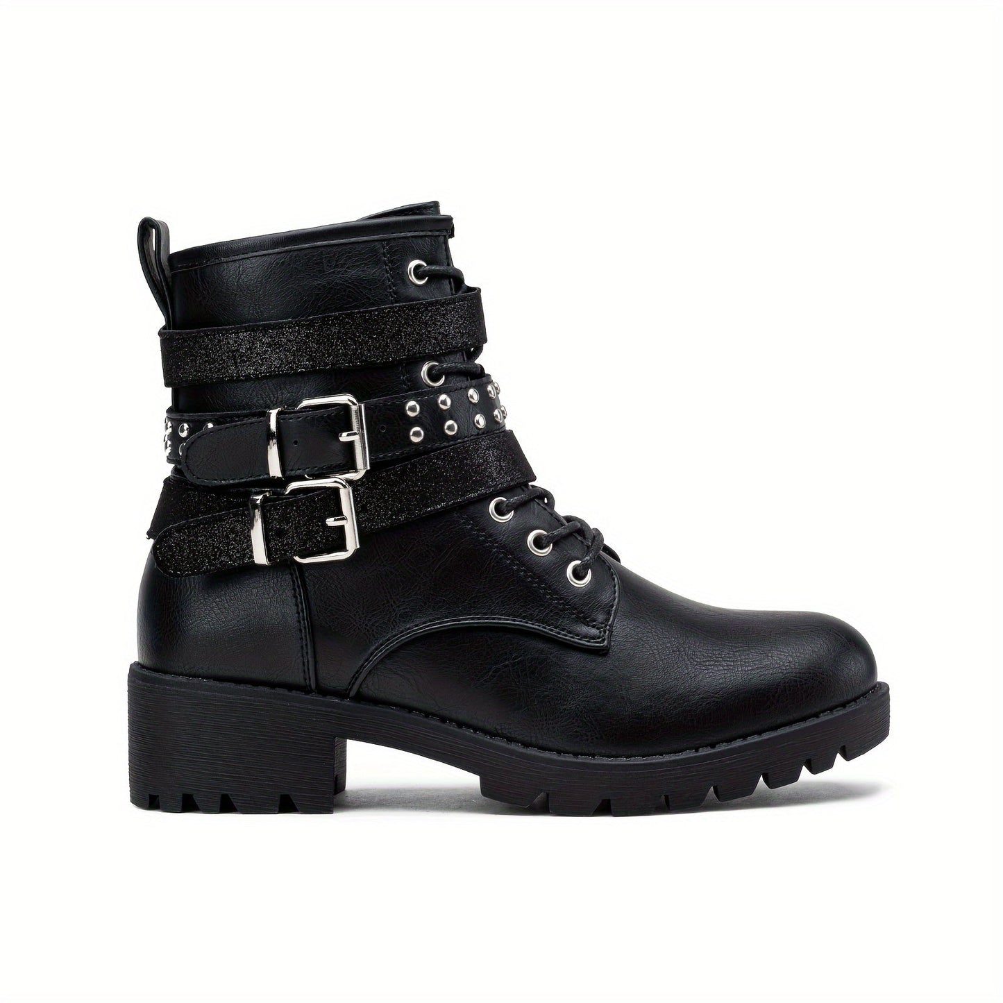 Women's Boots - Lace-Up – CJY919-black – view 2
