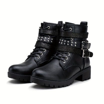 Women's Boots - Lace-Up – CJY919-black – view 4