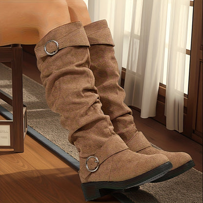 Women's Boots – Non-Slip Sole Plush Lined for Cold Weather – Black option – view 5