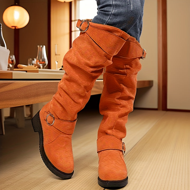Women's Boots – Non-Slip Sole Plush Lined for Cold Weather – Black option – view 7