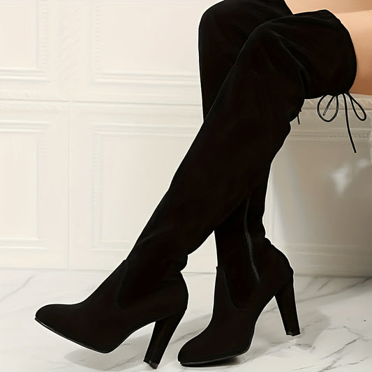 Women's Boots – Slip-On for Cold Weather – Black option – main product image