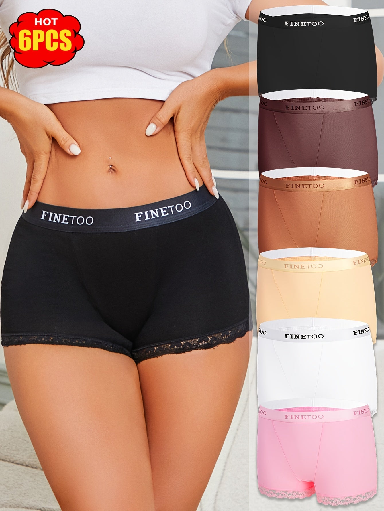 Women's Boyshort Underwear - Stretch Comfort – view 2