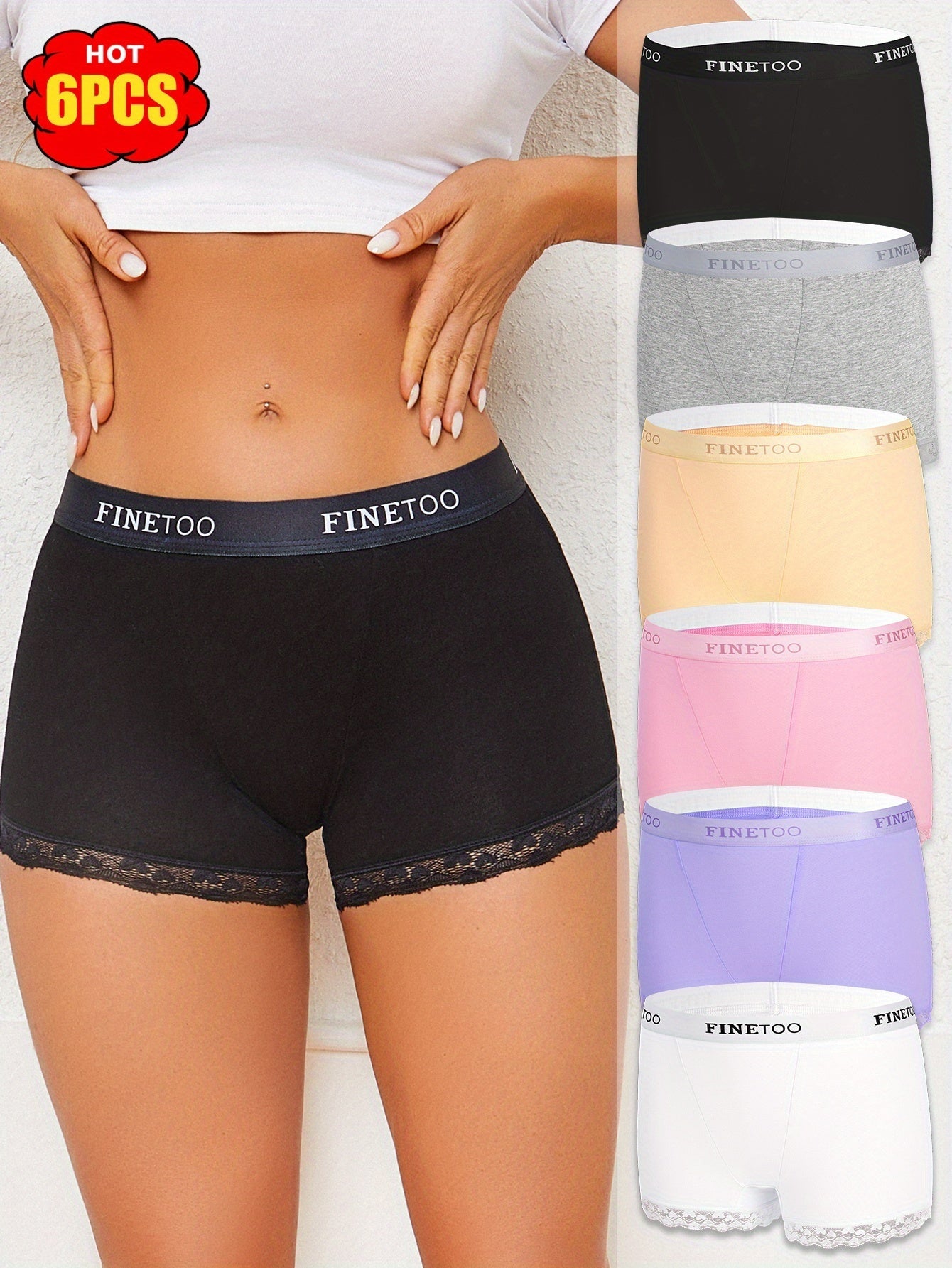Women's Boyshort Underwear - Stretch Comfort – view 10