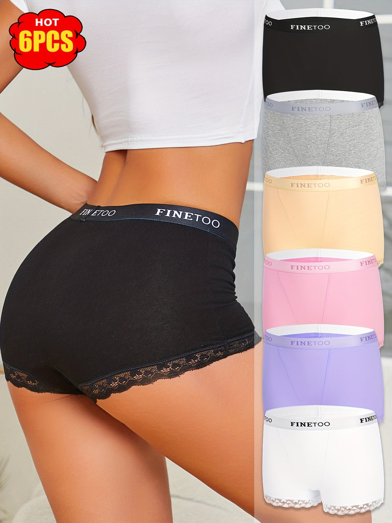 Women's Boyshort Underwear - Stretch Comfort – view 12