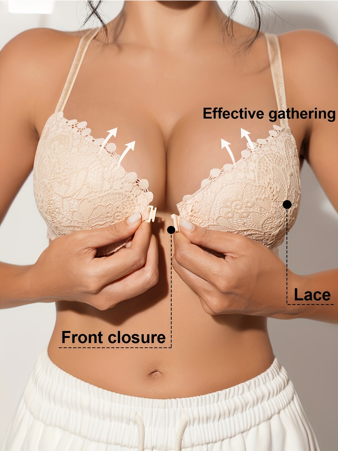 Women’s Bra - Lace Detail Comfort – 4-Color Selection – view 13