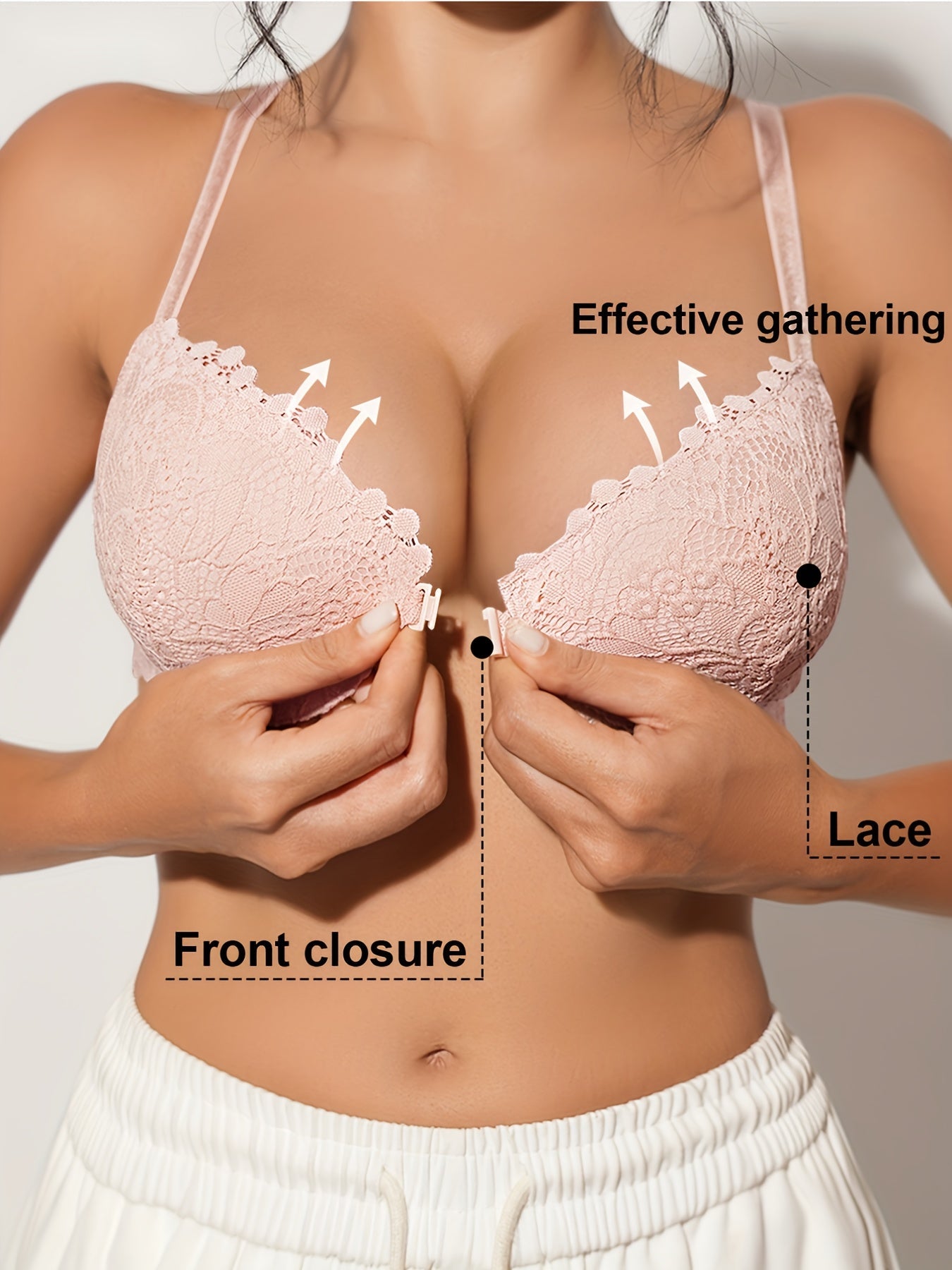 Women’s Bra - Lace Detail Comfort – 4-Color Selection – view 15