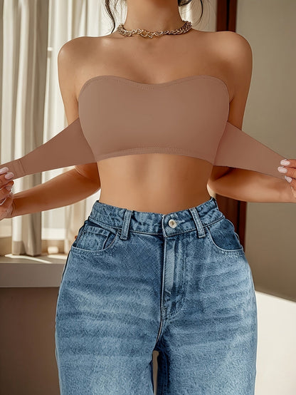 Women's Bra Multipack – Women's Strapless Wireless Bras 3-Pack - Padded – view 6