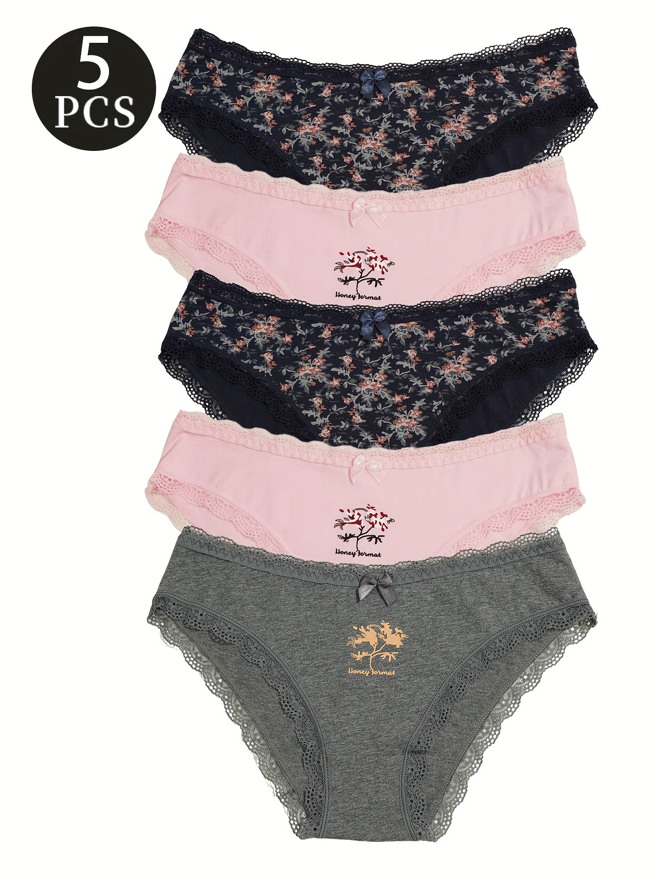 Women's Briefs - Floral Everyday Comfort - Curve Fit – view 13