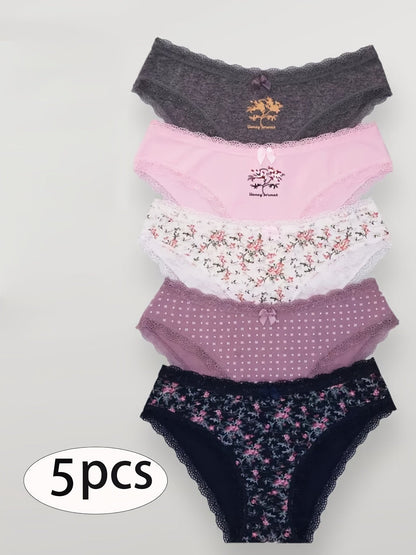 Women's Briefs - Floral Everyday Comfort - Curve Fit – view 20