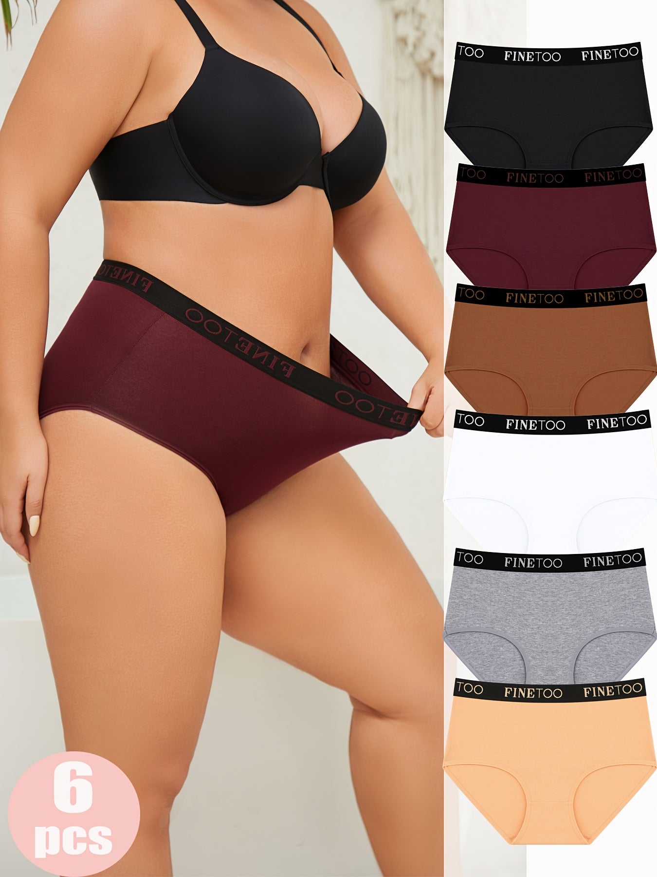 Women's Briefs - High-Waist Fit – Sizes S–XXL – view 5
